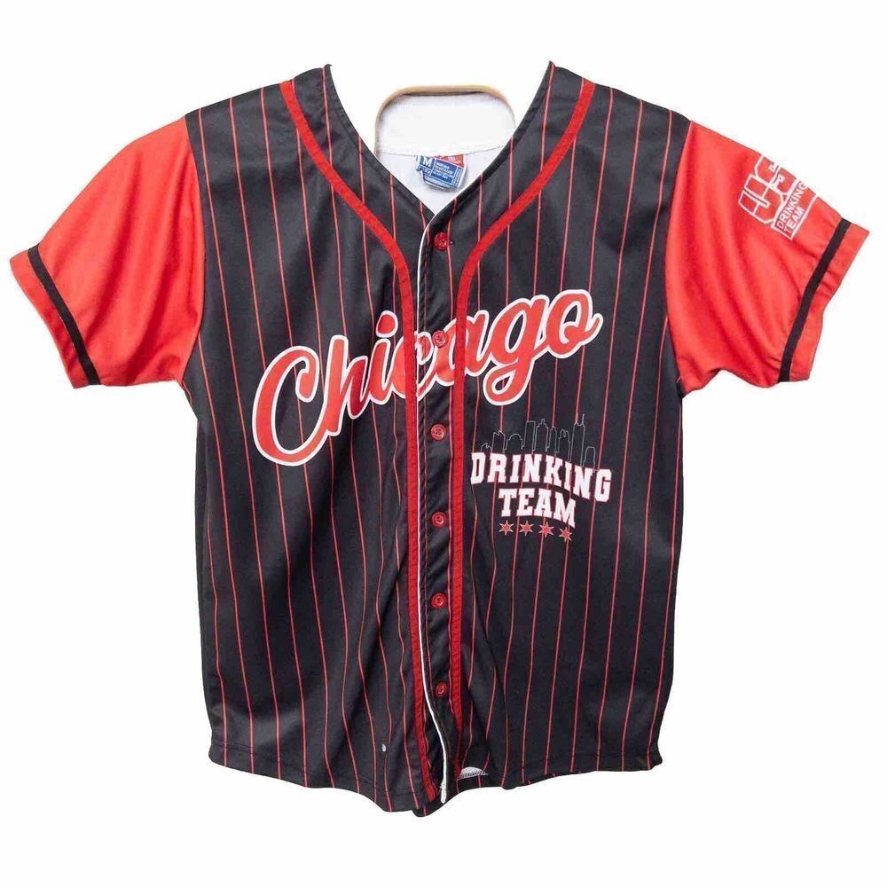 USA Drinking Team Jersey Chicago #23 Mens‎ Medium